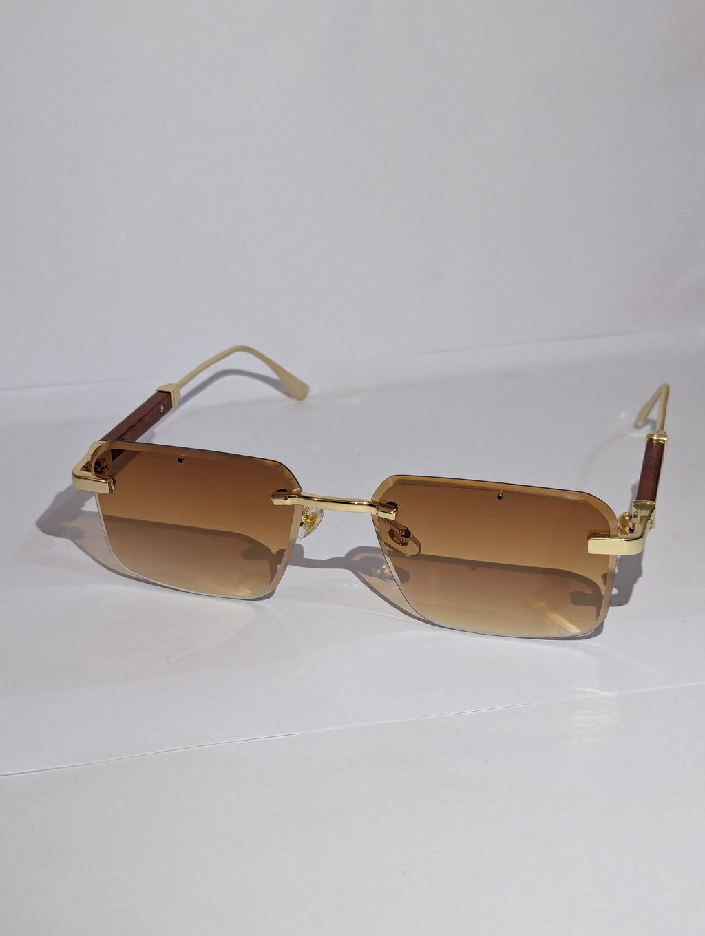 Premium Brown Metal Optical Glasses