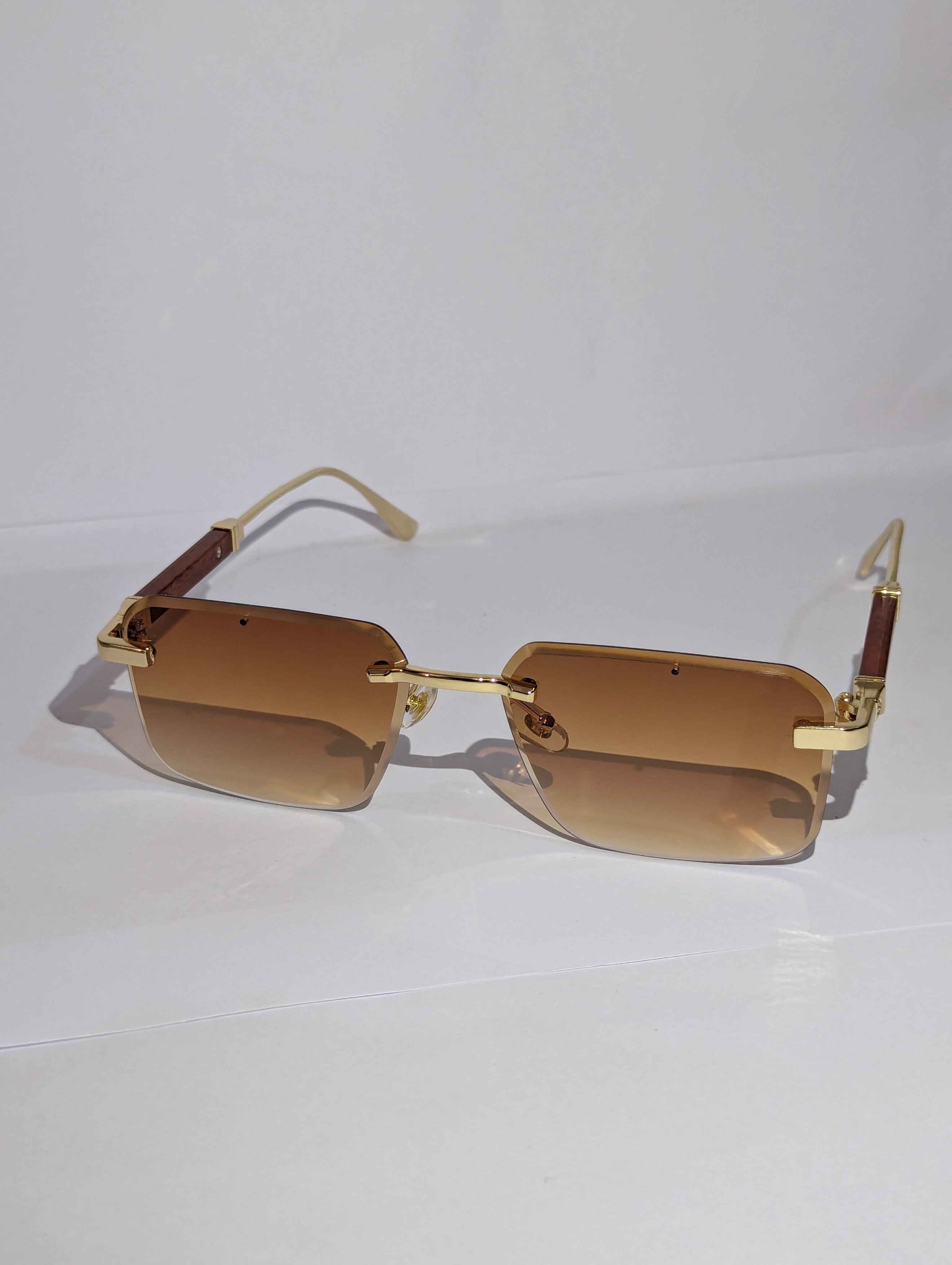Premium Brown Metal Optical Glasses