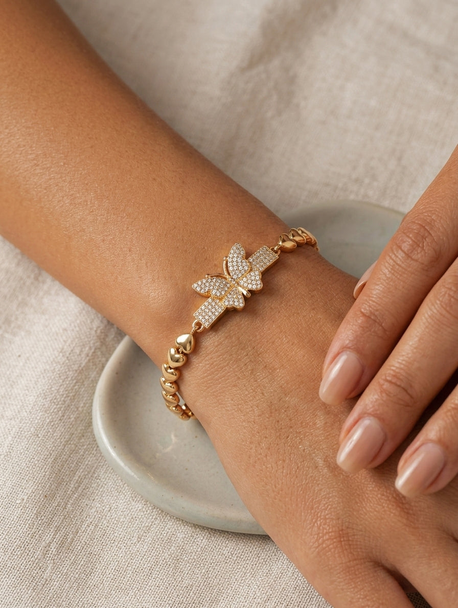 Cute butterfly bracelet for girls